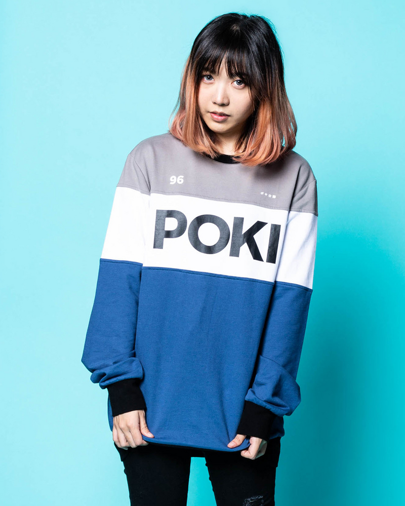 Pokimane Cozy Color Block Sweater
